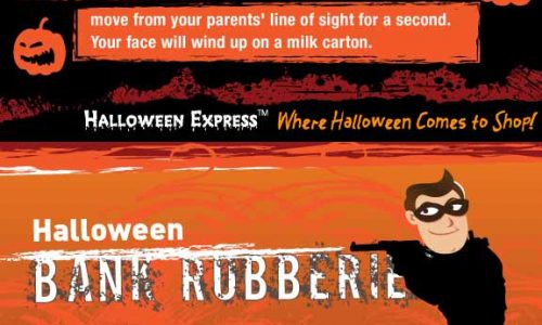 Darker Sides of Halloween Infographic