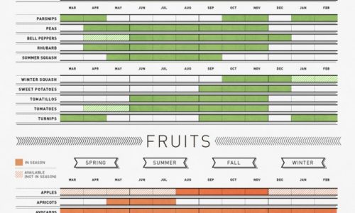 A Guide To Seasonal Fruits & Vegetables