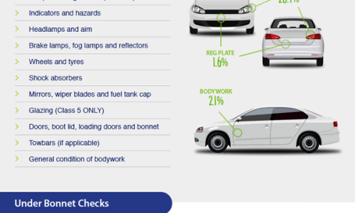 What’s Checked on an MOT Test Infographic