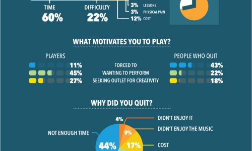 Secrets of successful musicians infographic