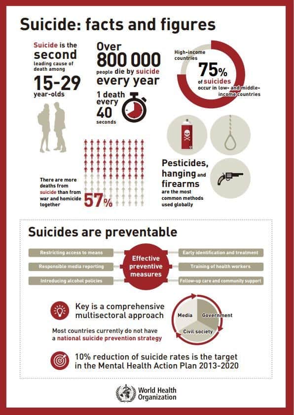 Infographic on Suicide