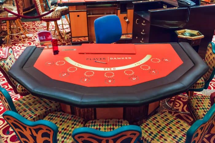 gambling table