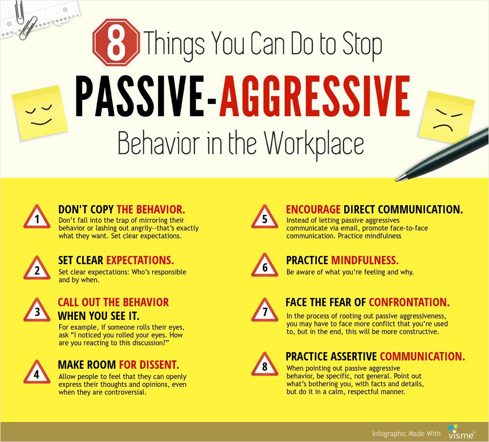 How To Eliminate Passive Aggressive Behavior At Work 8 Ways Daily 