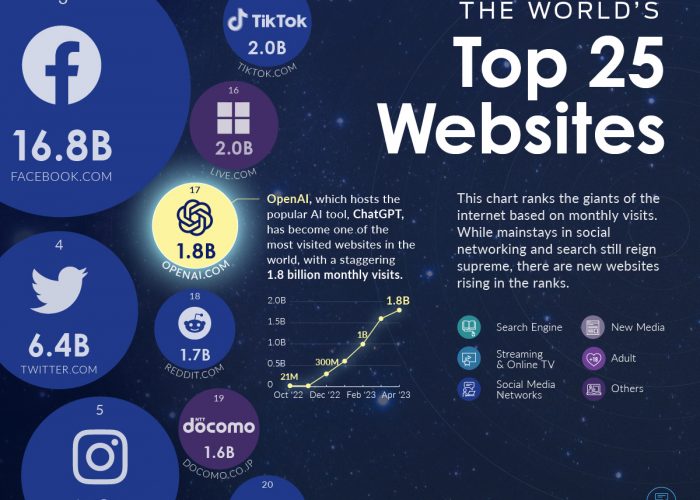 the worlds top 25 websites